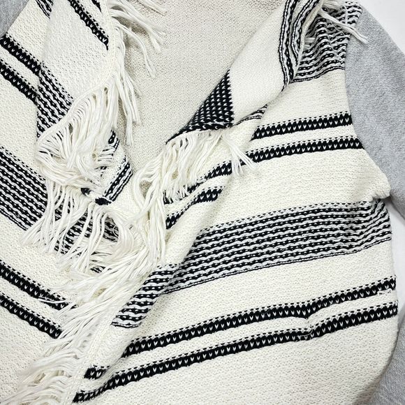 Anthropologie Dolan Left Coast Sweater Size XS Cardigan Fray Open Waterfall - Picture 4 of 9